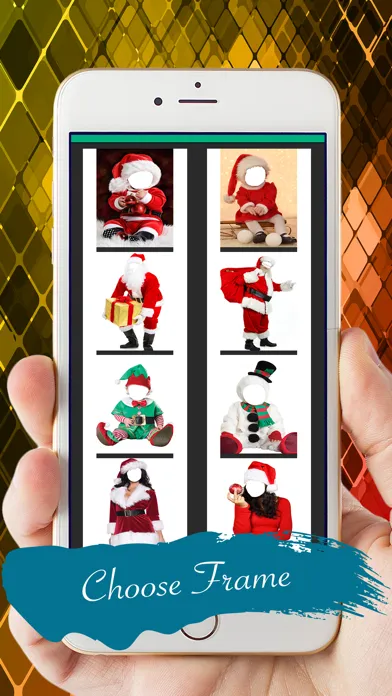 Tangkapan layar Christmas Santa Photo Montage