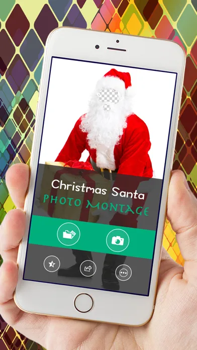 Tangkapan layar Christmas Santa Photo Montage