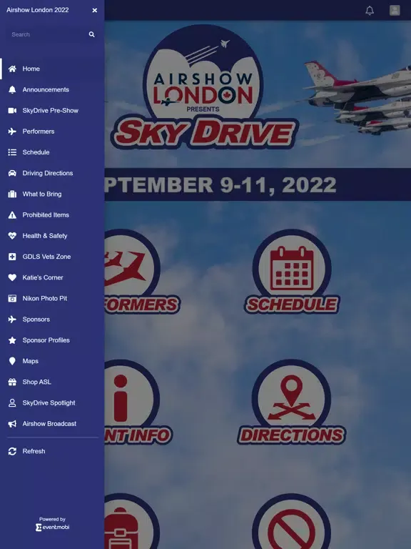 Airshow London SkyDrive 2022 iPad  Screenshots