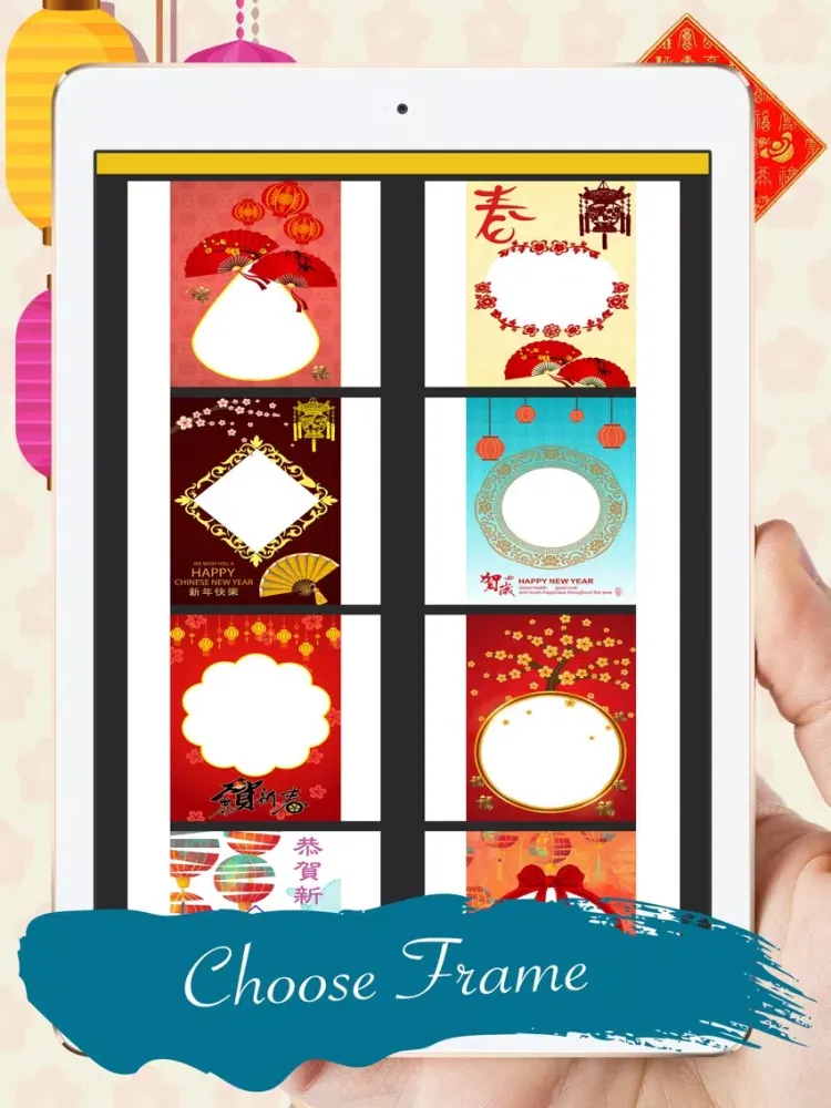 Screenshot di Happy CNY Photo Frames iPad 