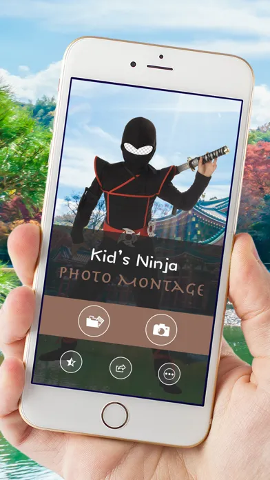 Kid’s Ninja Photo Montage Ekran Görüntüleri