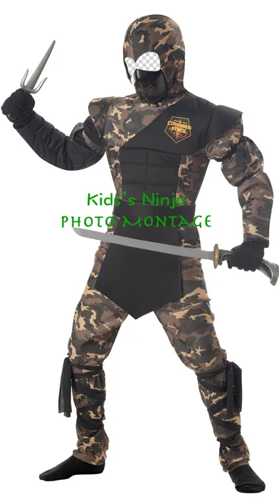Kid’s Ninja Photo Montage Ekran Görüntüleri