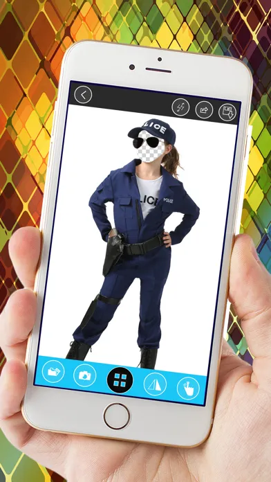 Kids Police Photo Montage 스크린샷
