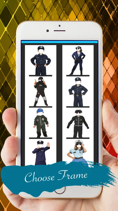 Kids Police Photo Montage 스크린샷
