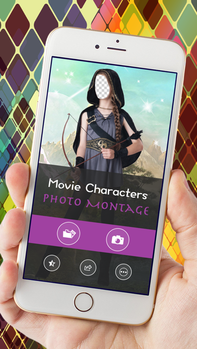 Movie Characters Photo Montage স্ক্রিনশট