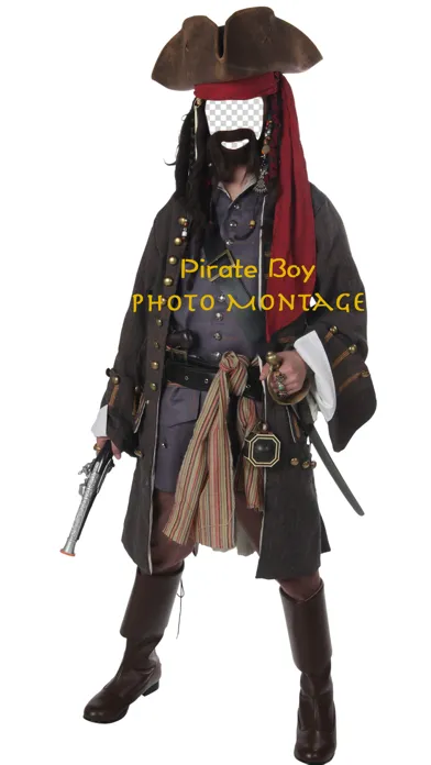 ภาพหน้าจอของ Pirate Boy Photo Montage