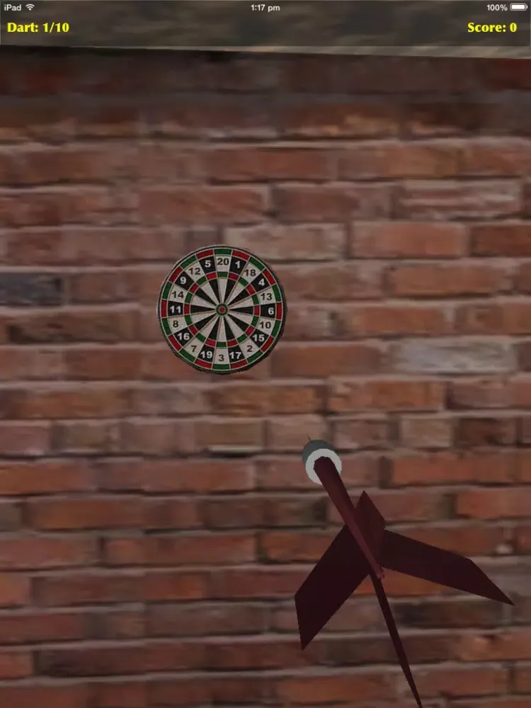 Ảnh chụp màn hình của Darts-3D Free iPad 