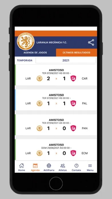 Captures d'écran de Laranja Mecânica F.C.