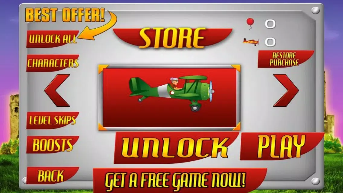A Slender Ginger Oven Grandma Racing: Oz RC Airplane Flight Run Race Free 스크린샷