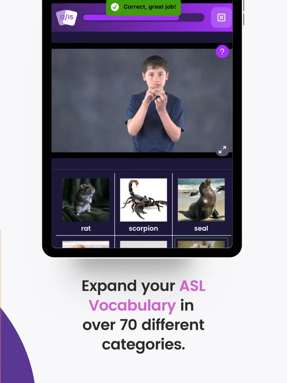 ASL Flurry iPad  स्क्रीनशॉट