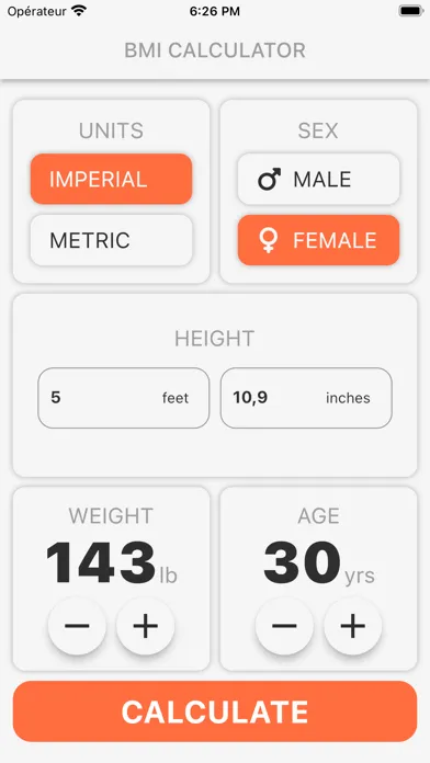 Capturas de pantalla de BMI Calculator - BMI Monitor
