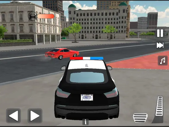 Tangkapan skrin Police Car Chase Crime City 3D iPad 
