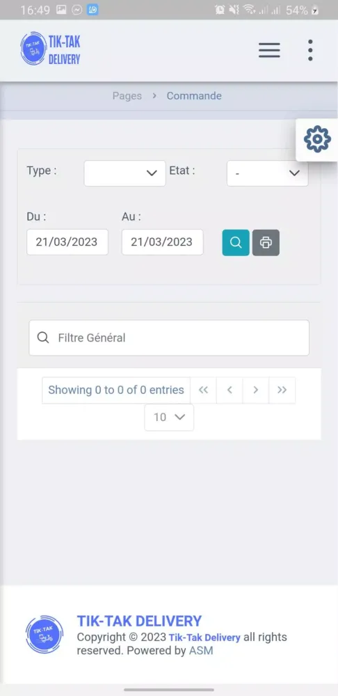 TikTak livreur Screenshots
