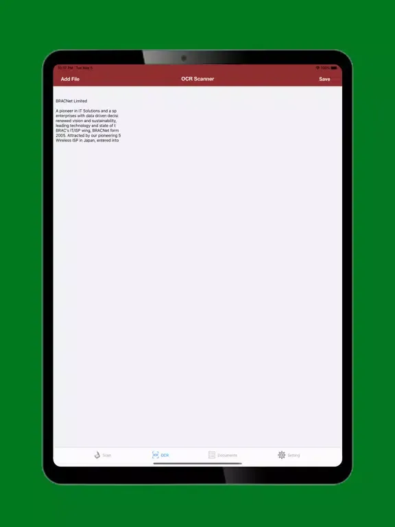 Скриншоты PDF Scanner OCR iPad 
