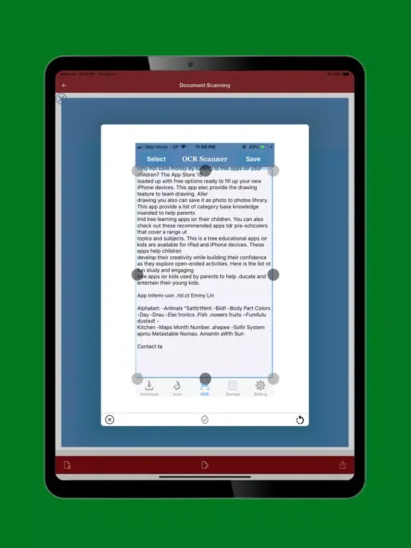 Скриншоты PDF Scanner OCR iPad 