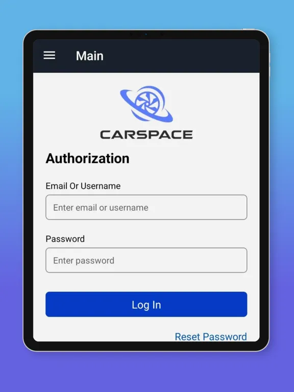 Captures d'écran de Carspace App iPad 
