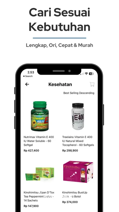 Capturas de tela do FAVO - Health & Wellness Store