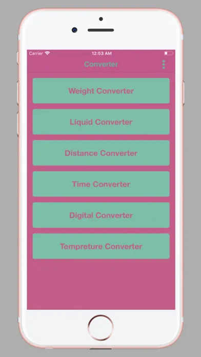 Capturas de tela do All Universal Unit Converter