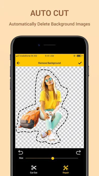 Zrzuty ekranu Cutout : Background Eraser