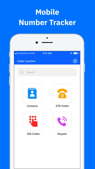 Ảnh chụp màn hình của Track Caller Location