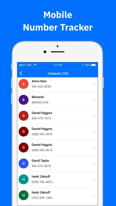 Ảnh chụp màn hình của Track Caller Location