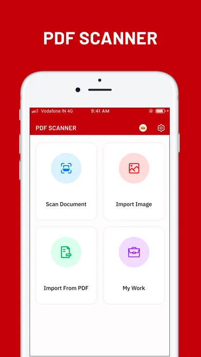 ภาพหน้าจอของ Create PDF - Camera Scanner
