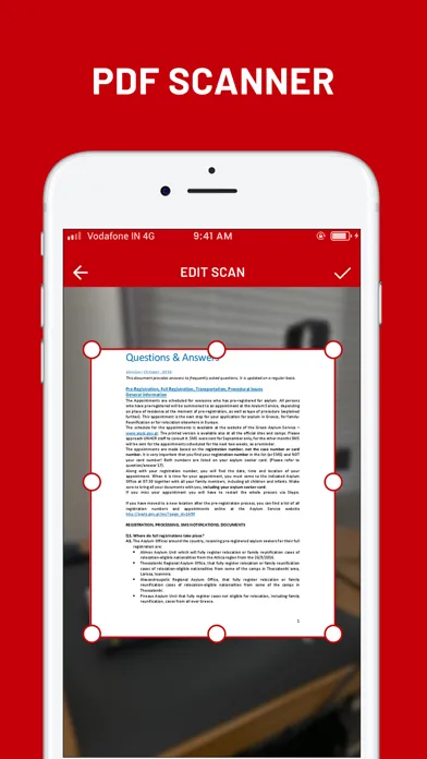 ภาพหน้าจอของ Create PDF - Camera Scanner