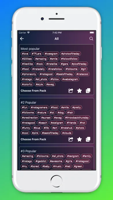 HashTag For Social Media স্ক্রিনশট