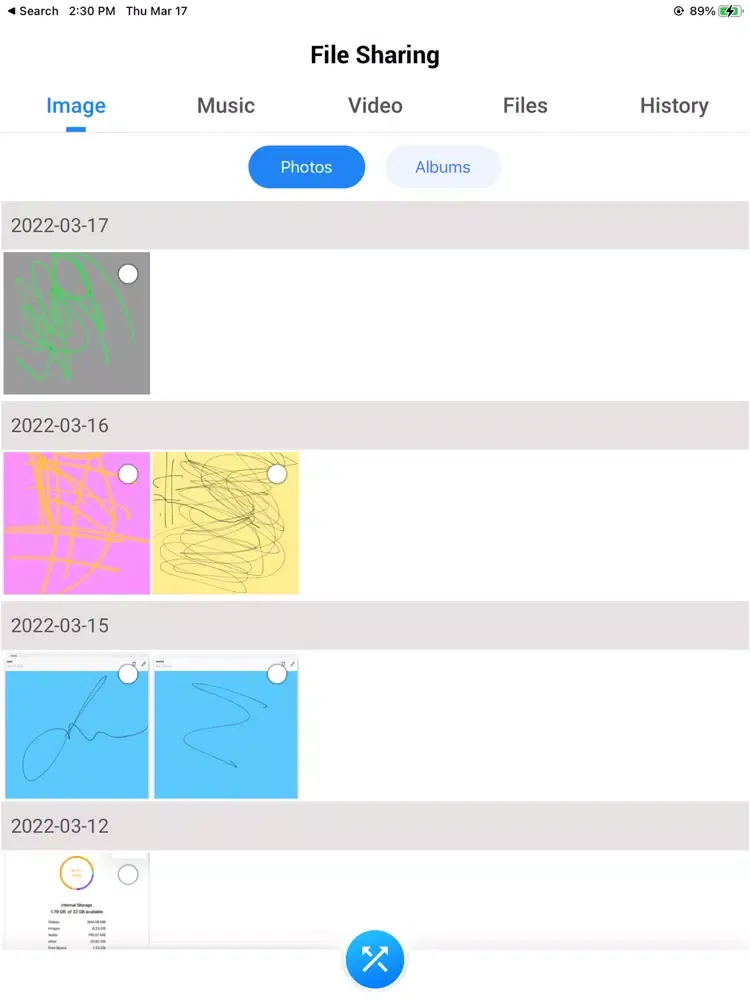 Ảnh chụp màn hình của Share IT : All file Transfer iPad 