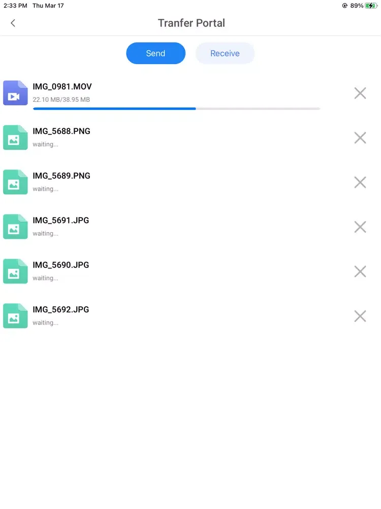 Ảnh chụp màn hình của Share IT : All file Transfer iPad 