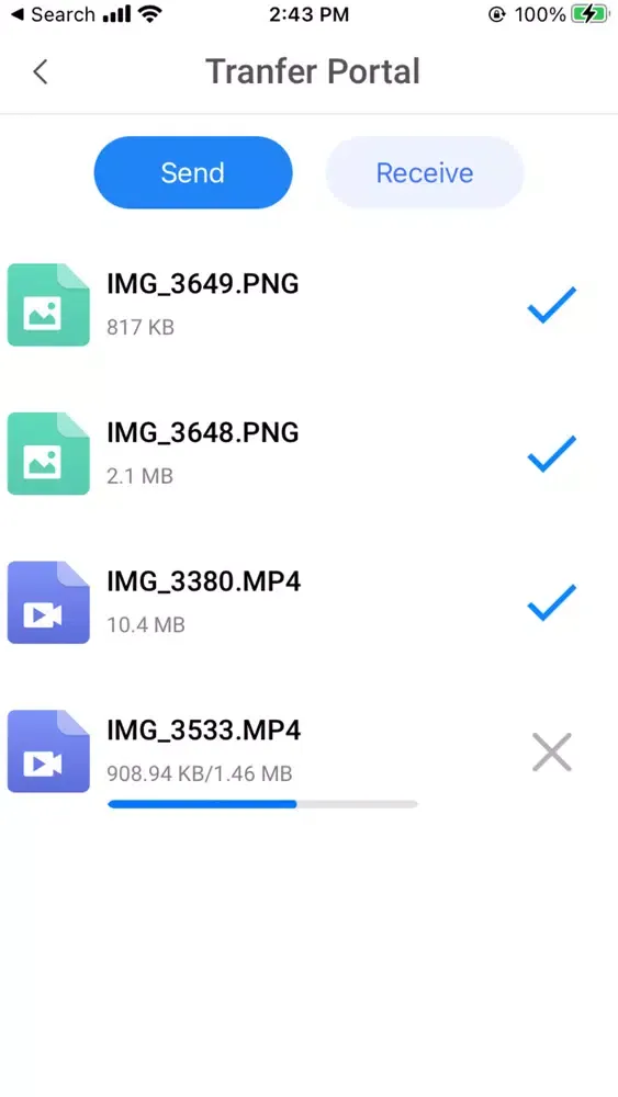 Ảnh chụp màn hình của Share IT : All file Transfer