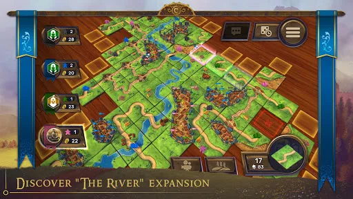 Capturas de tela do Carcassonne: Tiles & Tactics