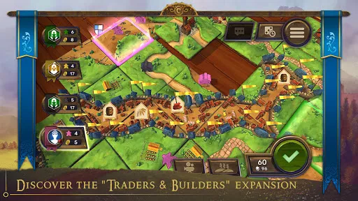 Capturas de tela do Carcassonne: Tiles & Tactics