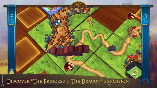Capturas de tela do Carcassonne: Tiles & Tactics