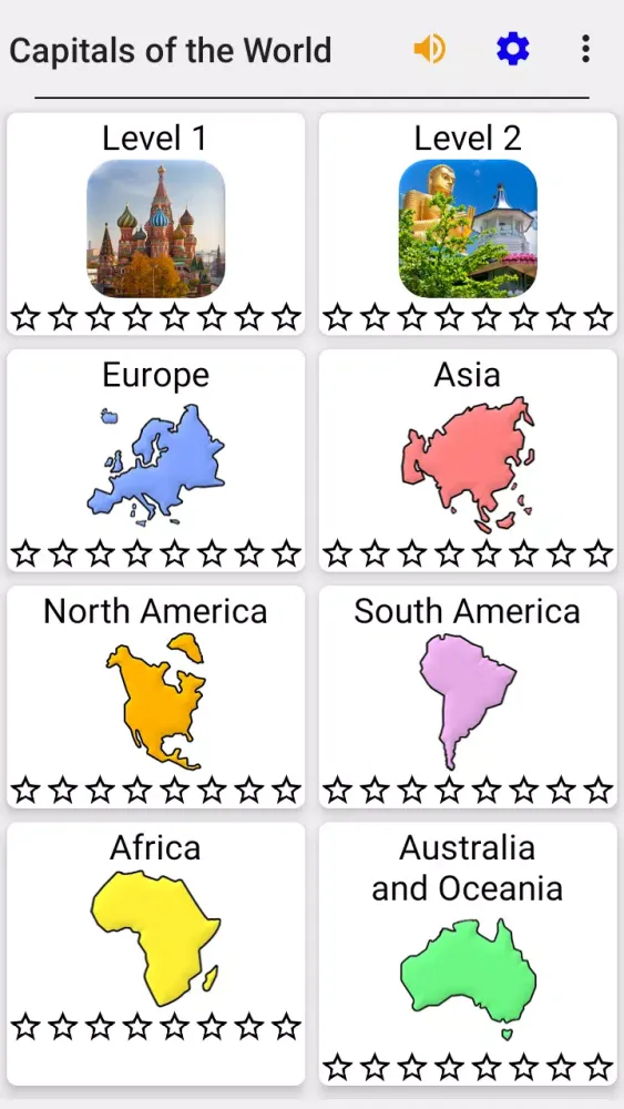 Capitals of the World应用截图