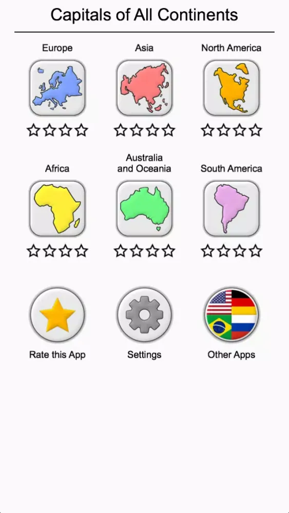 Capitals - Geography Quiz应用截图