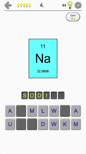 Capturas de tela do Elements & Periodic Table Quiz