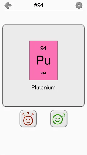 Capturas de tela do Elements & Periodic Table Quiz