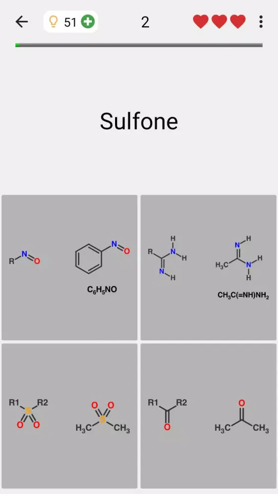 Functional Groups Screenshots
