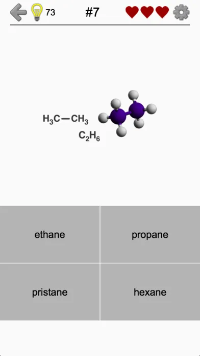 Hydrocarbons Chemical Formulas سکرین شاٹس