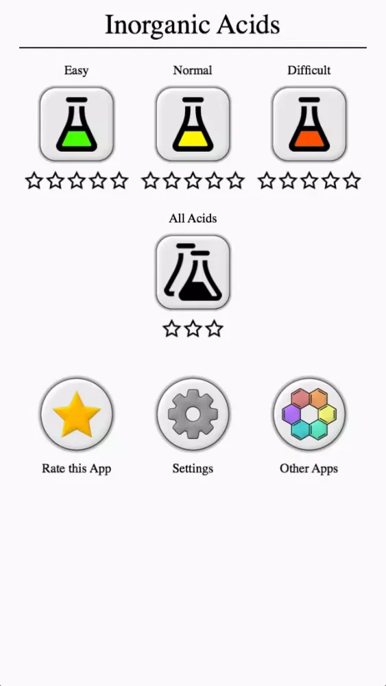 Скриншоты Inorganic Acids, Ions & Salts