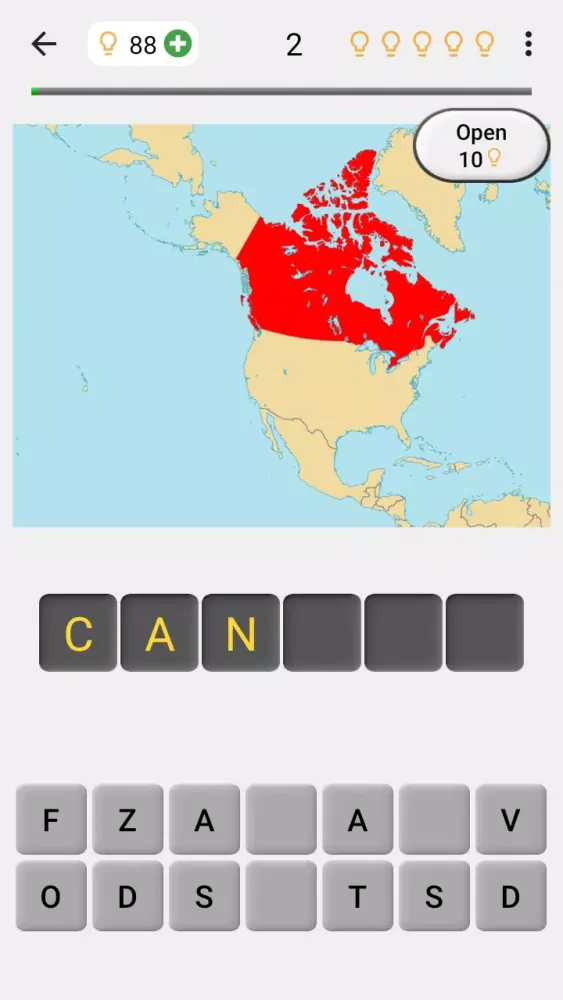 Скриншоты Maps of All Countries Geo-Quiz