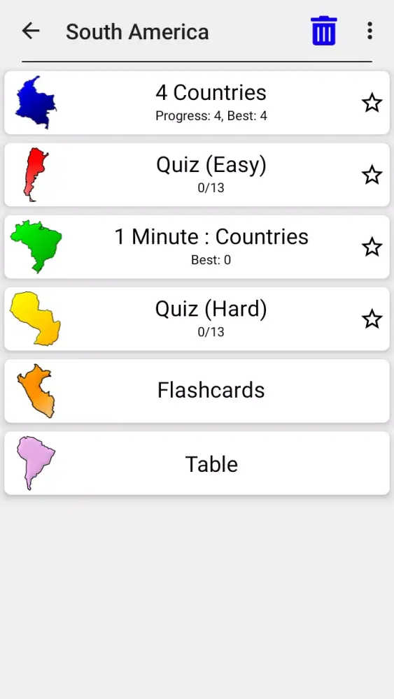 Скриншоты Maps of All Countries Geo-Quiz