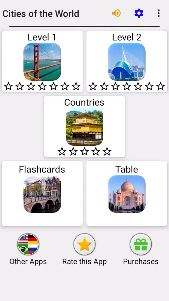 Cities of the World Photo-Quiz Screenshots