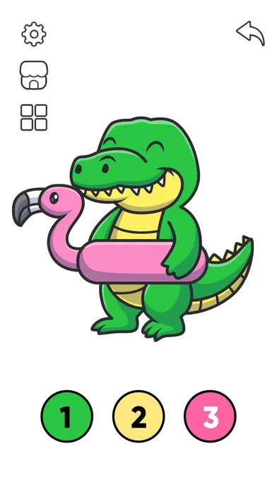 Capturas de tela do ASMR Coloring Book: Paint Game