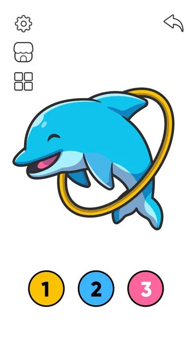 Capturas de tela do ASMR Coloring Book: Paint Game