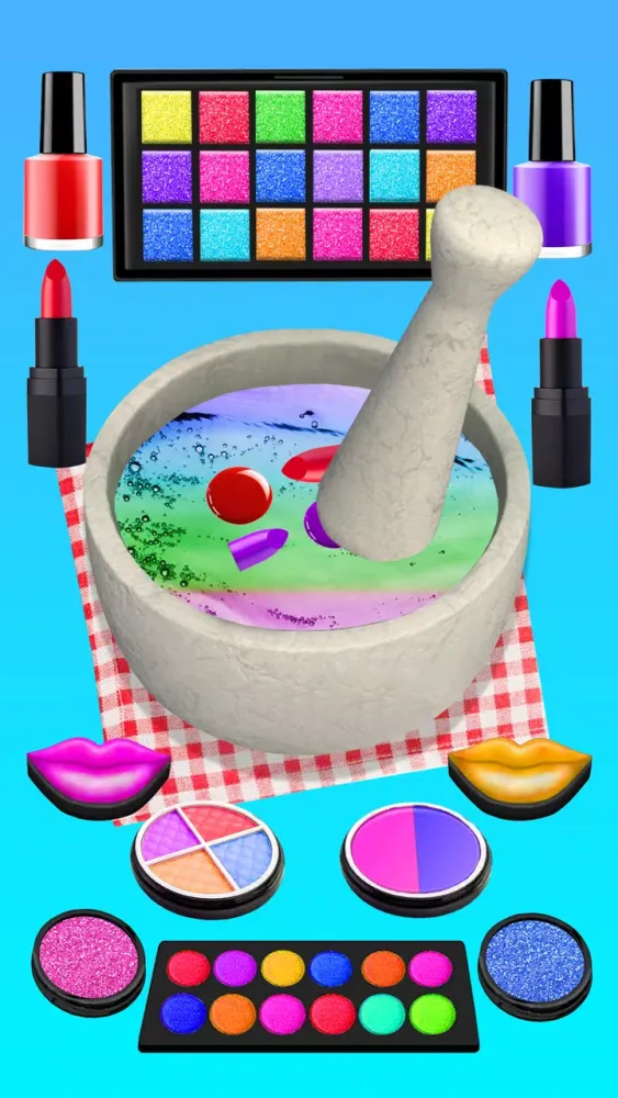 DIY Face Mask Makeup Girl Game应用截图