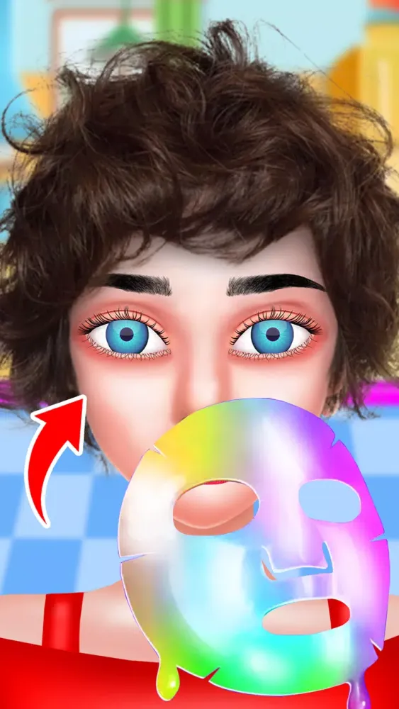 DIY Face Mask Makeup Girl Game应用截图