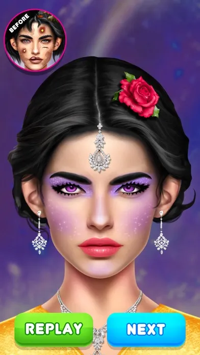 Tangkapan layar ASMR Salon Makeover & Make Up