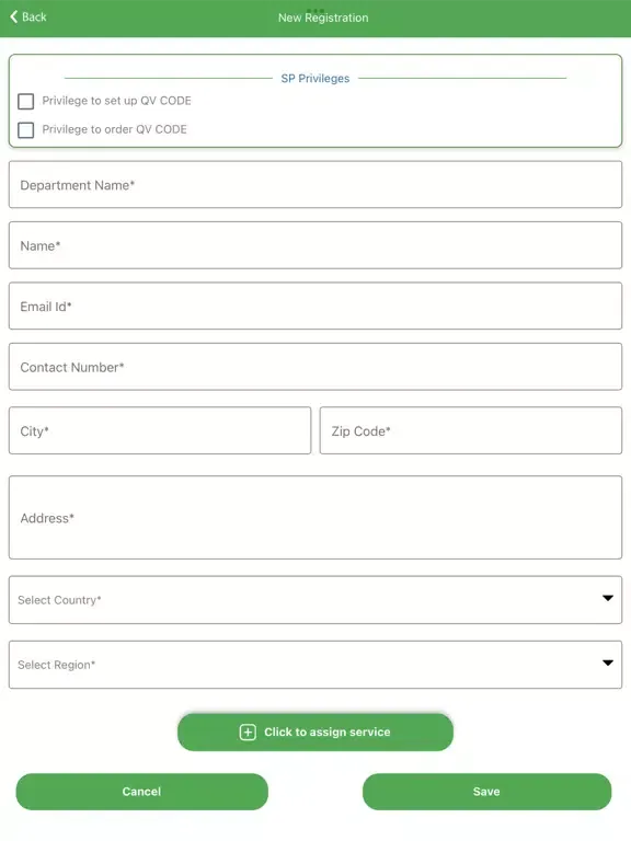 Tangkapan skrin QVCODE (Quick Validator Code) iPad 